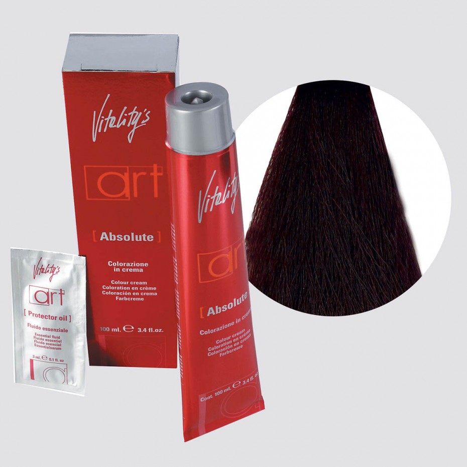 Acquista adesso Tinta capelli Vitality's Art Absolute rosso notte da 100 ml - 4/85 VITALITY'S 