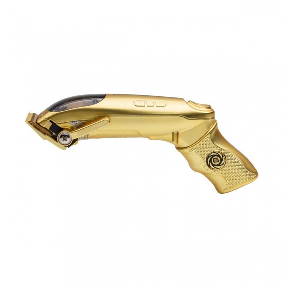 Acquista adesso Macchinetta per capelli Gamma+ Golden Gun Clipper con motore magnetico gold GAMMA+ 