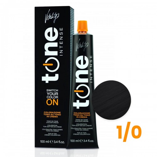 Tinta capelli Vitality's Tone Intense nero da 100 ml - 1/0