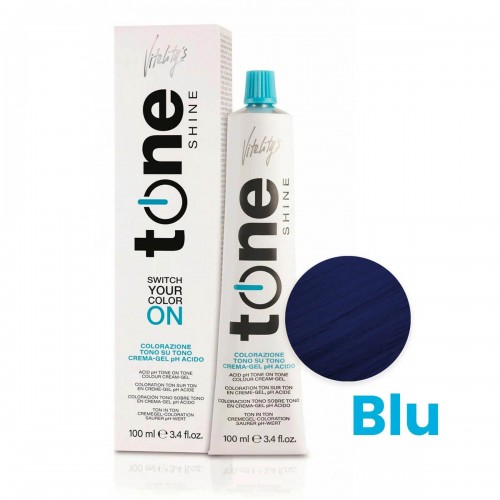 Tinta capelli Vitality's Tone Shine blu da 100 ml