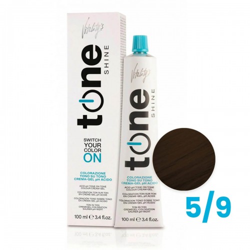 Tinta capelli Vitality's Tone Shine castano chiaro marrone da 100...