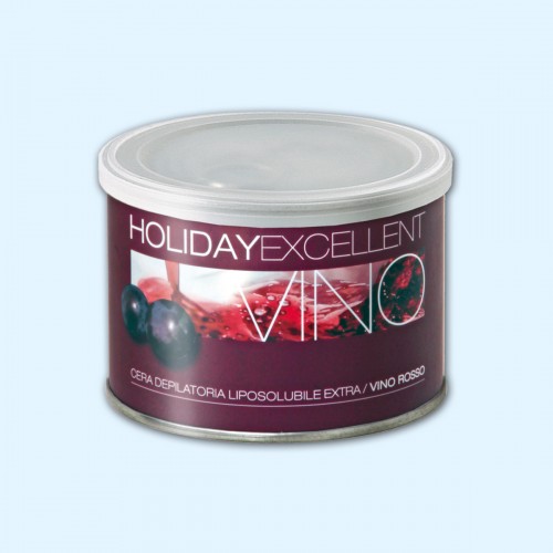 Cera depilatoria Holiday Excellent Vino liposolubile vaso da 400 ml