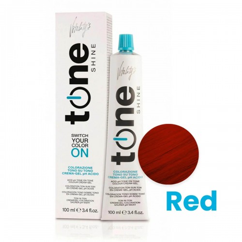Tinta capelli Vitality's Tone Shine rosso da 100 ml
