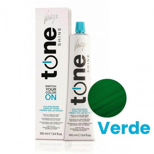 Tinta capelli Vitality's Tone Shine verde da 100 ml