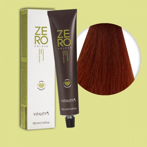 Tinta capelli Vitality's Zero Vegan biondo chiaro rame da 100 ml - 8/4