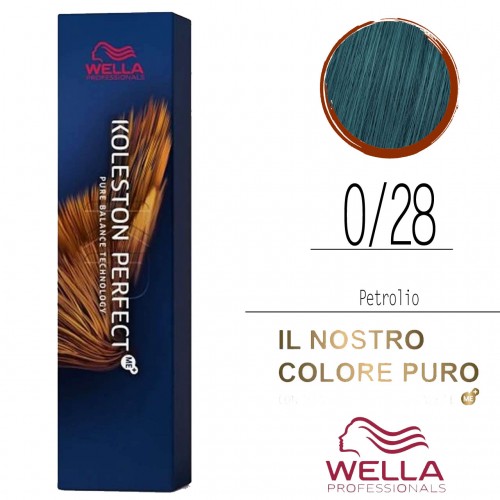 Tinta capelli Wella Koleston Perfect Me+ petrolio da 60 ml - 0/28