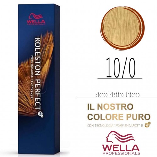 Vendita di Tinta capelli Wella Koleston Perfect Me+ biondo platino puro da 60 ml - 10/0 WELLA 