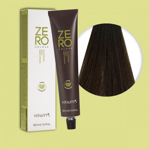 Tinta capelli Vitality's Zero Vegan biondo marrone cenere da 100 ml...