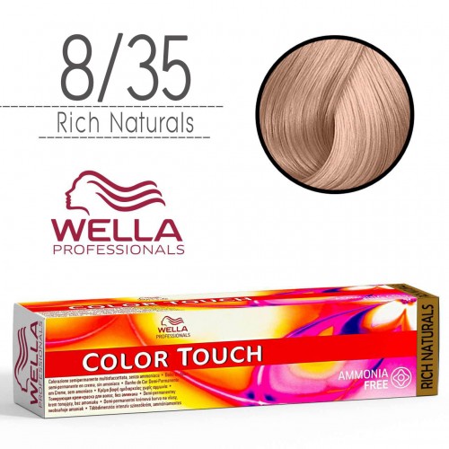 Tinta capelli Wella Color Touch biondo chiaro dorato mogano da 60...