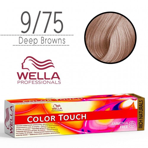 Tinta capelli Wella Color Touch biondo chiarissimo sabbia mogano da...