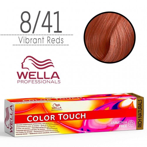 Tinta capelli Wella Color Touch biondo chiaro rame cenere da 60 ml...