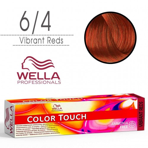 Tinta capelli Wella Color Touch biondo scuro rame da 60 ml - 6/4