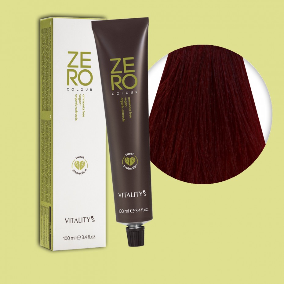 Acquista adesso Tinta capelli Vitality's Zero Vegan biondo rosso intenso da 100 ml - 7/66 VITALITY'S 