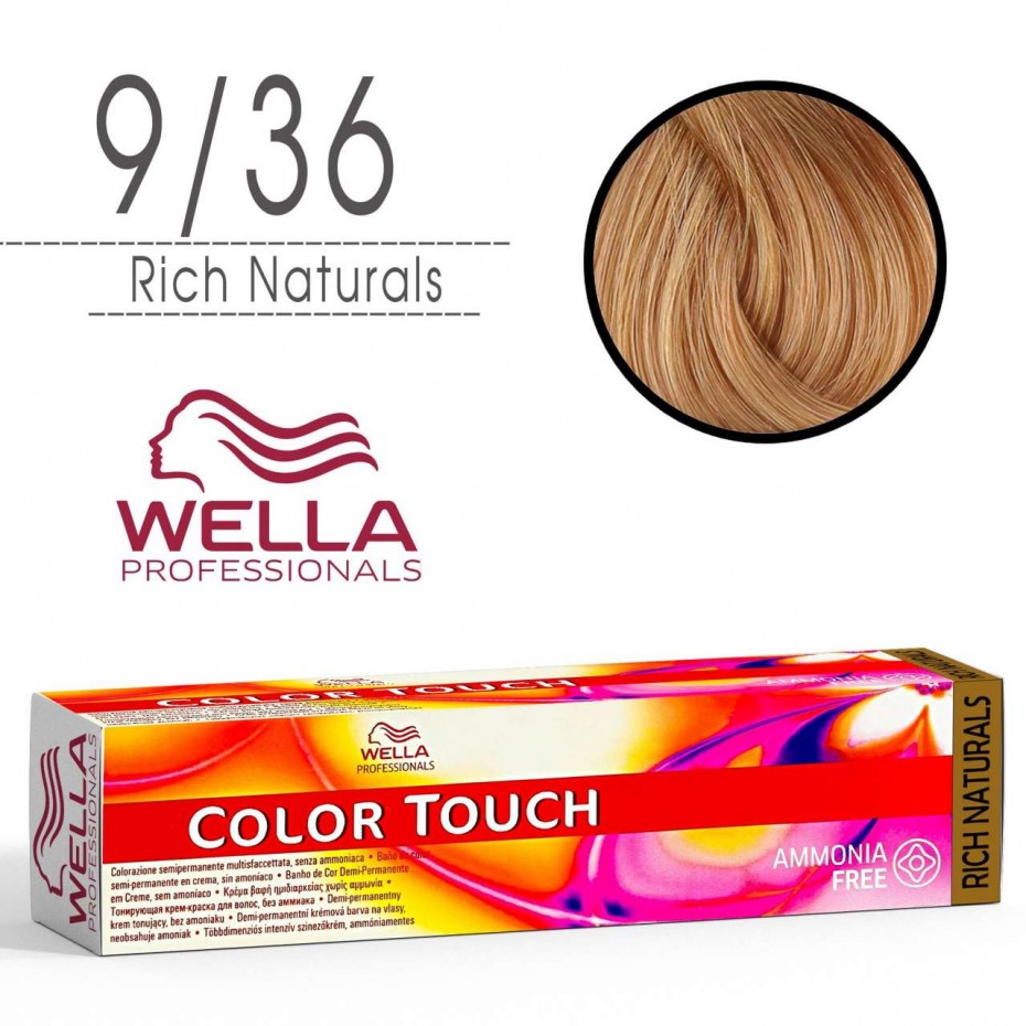 Acquista adesso Tinta capelli Wella Color Touch biondo chiarissimo oro violetto da 60 ml - 9/36 WELLA 