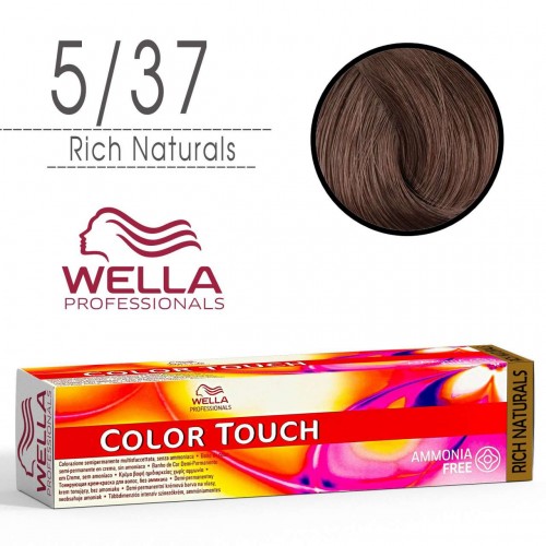 Tinta capelli Wella Color Touch castano chiaro dorato sabbia da 60...