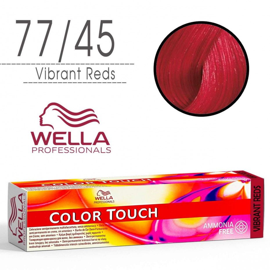 Acquista adesso Tinta capelli Wella Color Touch biondo medio intenso rame mogano da 60 ml - 77/45 WELLA 