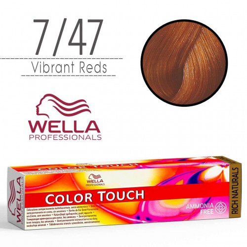 Tinta capelli Wella Color Touch biondo medio rame sabbia da 60 ml -...