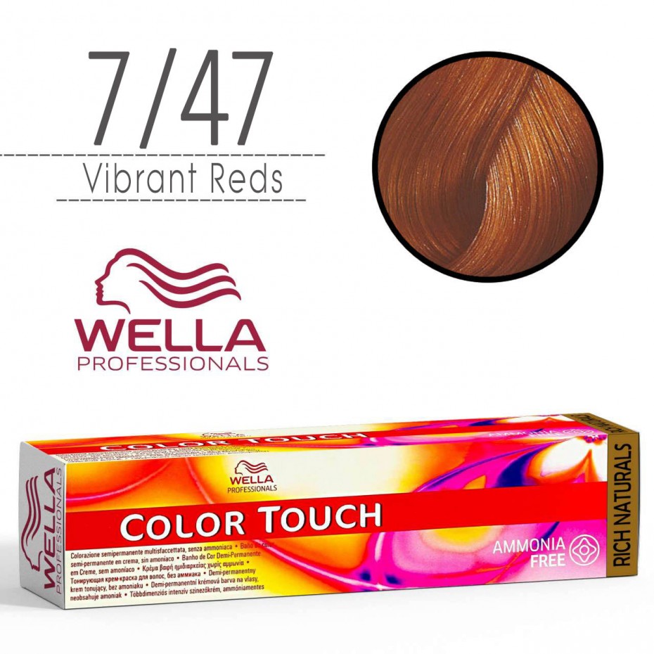 Acquista adesso Tinta capelli Wella Color Touch biondo medio rame sabbia da 60 ml - 7/47 WELLA 