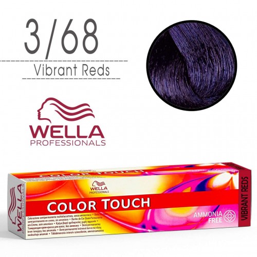 Tinta capelli Wella Color Touch castano scuro viola bluette da 60...