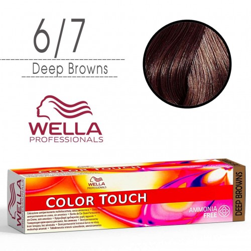 Tinta capelli Wella Color Touch biondo scuro sabbia da 60 ml - 6/7