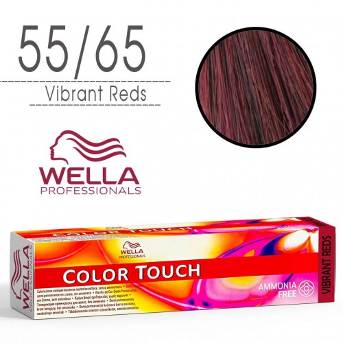 Vendita di Tinta capelli Wella Color Touch castano chiaro intenso violetto mogano da 60 ml - 55/65 WELLA 