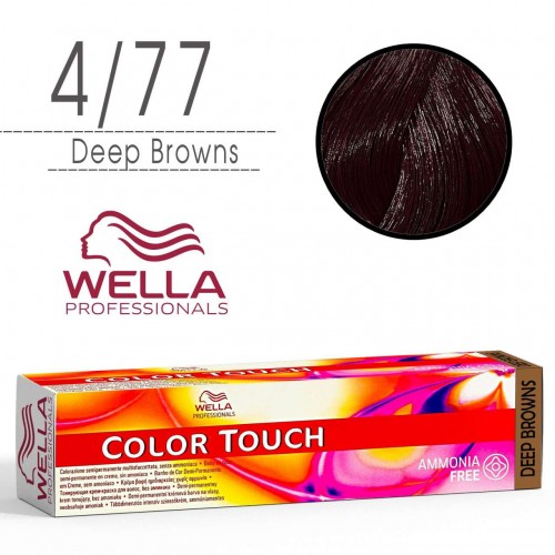 Tinta capelli Wella Color Touch castano medio sabbia intenso da 60...