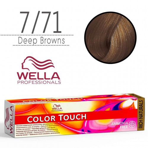 Tinta capelli Wella Color Touch biondo medio sabbia cenere da 60 ml...