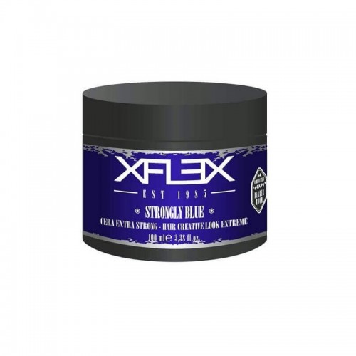 Cera capelli Xflex Strongly Blue extrastrong look estremo da 100 ml