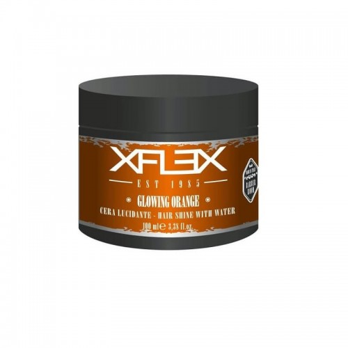 Cera capelli Xflex Glowing Orange lucidante tenuta media da 100 ml