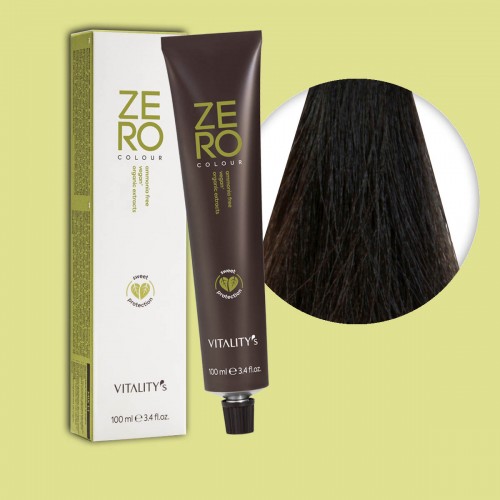 Tinta capelli Vitality's Zero Vegan castano chiaro cenere da 100 ml...