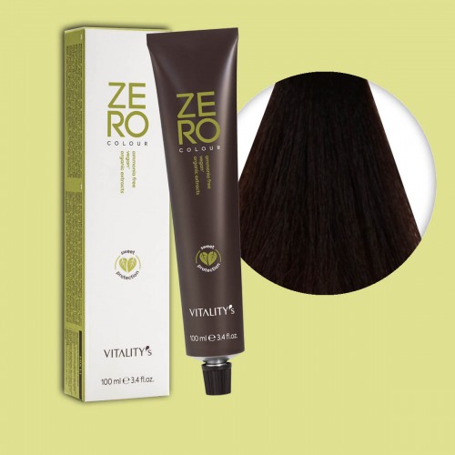 Tinta capelli Vitality's Zero Vegan castano chiaro marrone da 100...
