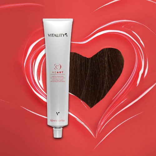 Tinta capelli Vitality's Heart biondo chiaro dorato da 100 ml - 8/3