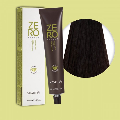Tinta capelli Vitality's Zero Vegan castano marrone da 100 ml - 4/9