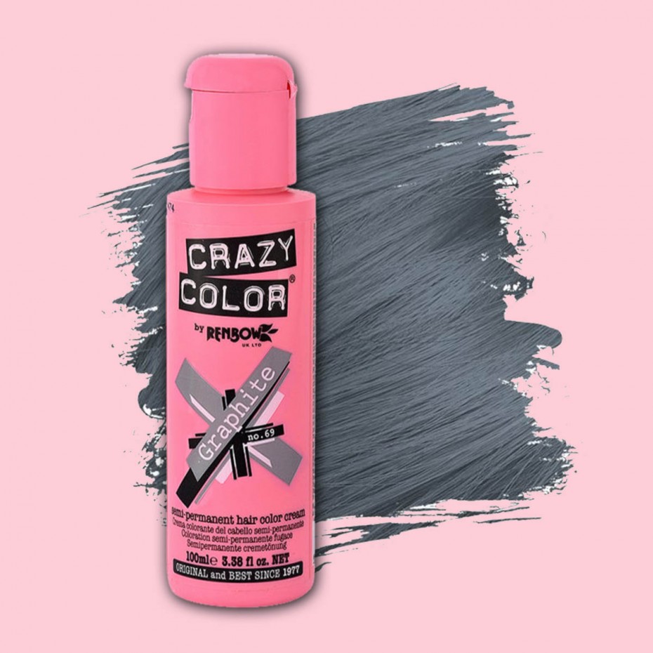 Acquista adesso Colorazione diretta Crazy Color semipermanente graphite da 100 ml CRAZY COLOR 