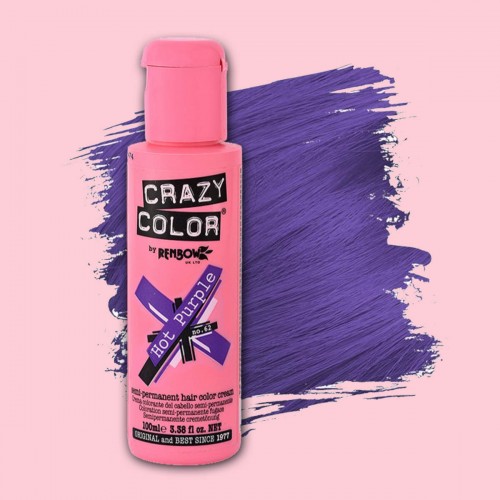 Colorazione diretta Crazy Color semipermanente hot purple da 100 ml