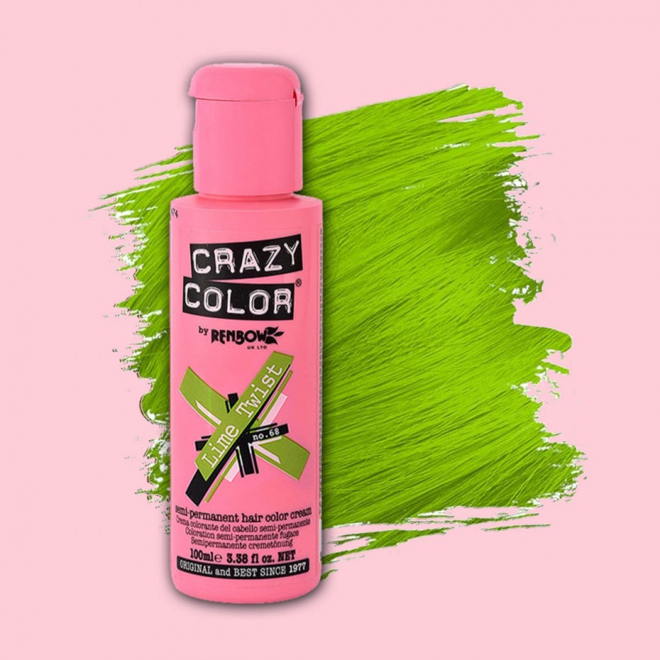 Acquista adesso Colorazione diretta Crazy Color semipermanente lime twist da 100 ml CRAZY COLOR 