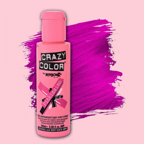 Colorazione diretta Crazy Color semipermanente pinkissimo da 100 ml