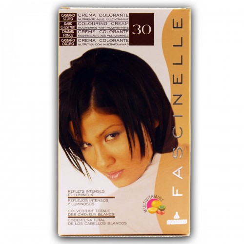 Crema Fascinelle castano scuro colorante capelli nutriente - 30