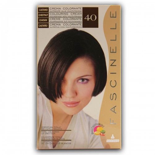 Crema Fascinelle castano colorante capelli nutriente - 40