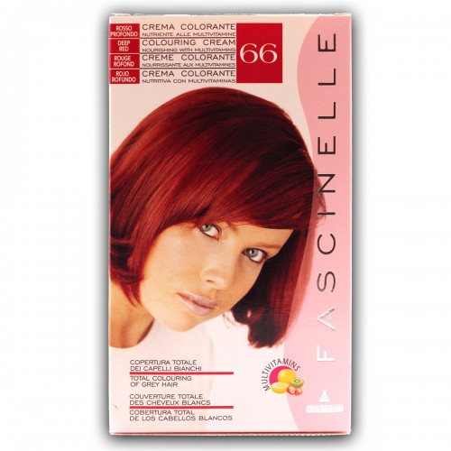 Crema Fascinelle rosso profondo colorante capelli nutriente - 66
