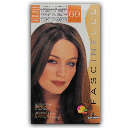 Crema Fascinelle caramello colorante capelli nutriente - 69