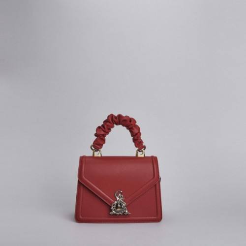 Borsa L'Atelier Du Sac minibag Annie rosso con chiusura magnete -...