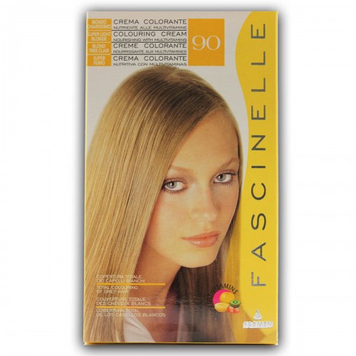 Crema Fascinelle biondo chiarissimo colorante capelli nutriente - 90