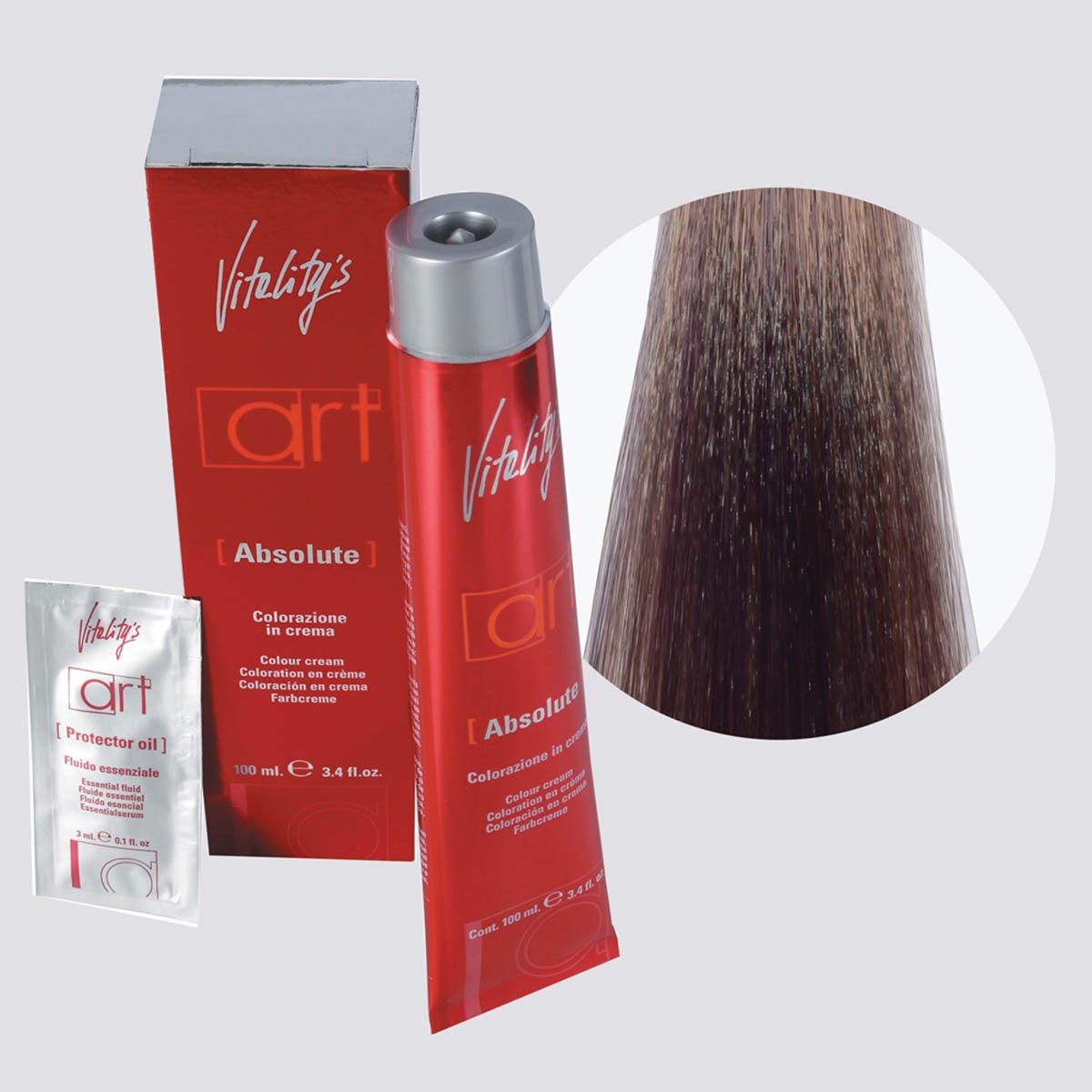 Acquista adesso Tinta capelli Vitality's Art Absolute biondo chiaro cenere da 100 ml - 8/1 VITALITY'S 