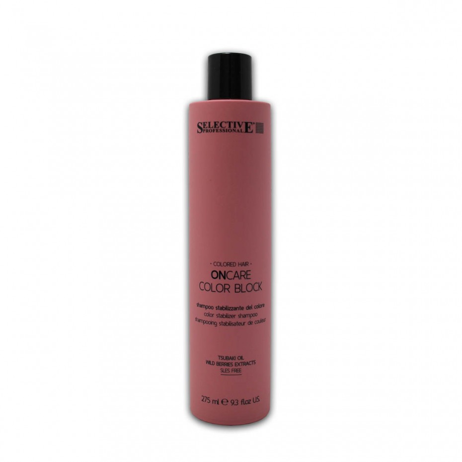 Acquista adesso Shampoo Selective OnCare Color Block deterge specificatamente, stabilizza e protegge l'intensità del colore da 275 ml SELECTIVE 