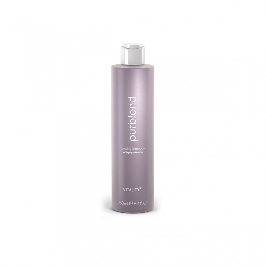Acquista adesso Shampoo Vitality's Purblond Glowing per capelli biondi da 250 ml VITALITY'S 