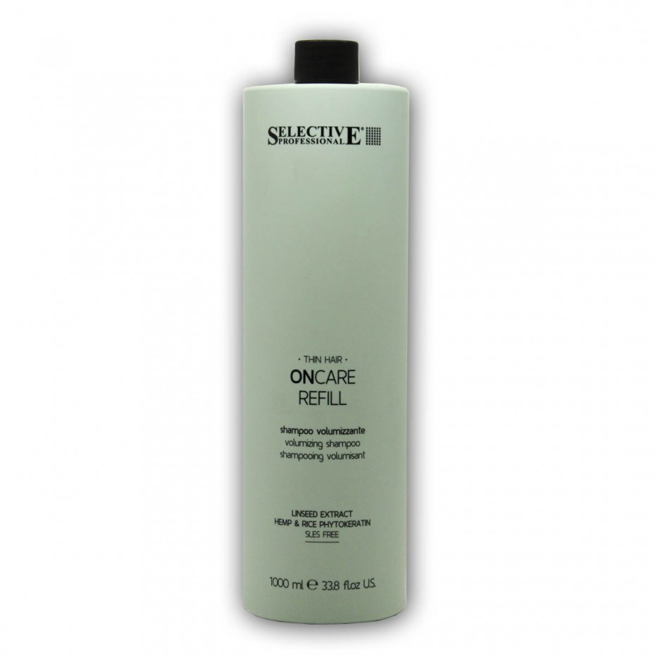 Acquista adesso Shampoo Selective OnCare Refill per capelli sensibilizzati o assottigliati da 1 lt SELECTIVE 