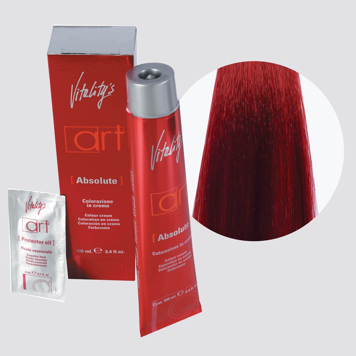 Acquista adesso Tinta capelli Vitality's Art Absolute rosso vulcano da 100 ml - 6/66 VITALITY'S 