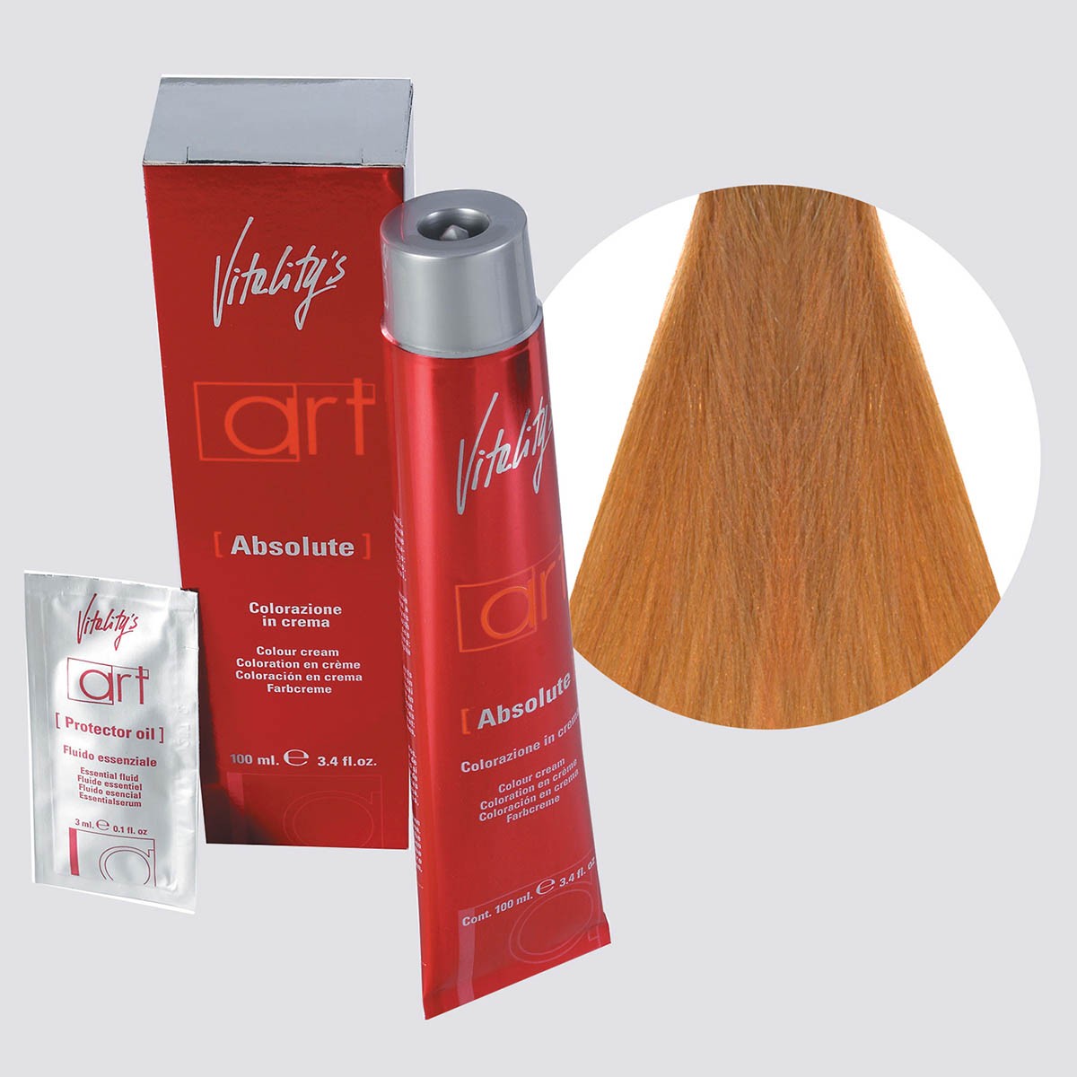 Acquista adesso Tinta capelli Vitality's Art Absolute biondo chiarissimo dorato rame da 100 ml - 9/34 VITALITY'S 