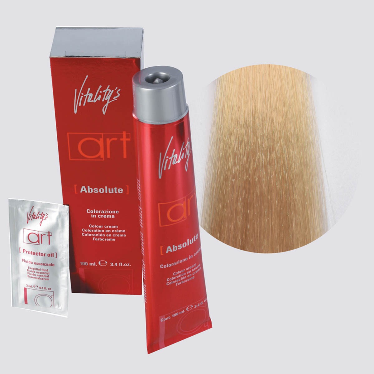Acquista adesso Tinta capelli Vitality's Art Absolute biondo chiarissimo beige da 100 ml - 10/2 VITALITY'S 